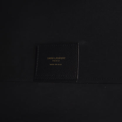 Saint Laurent Calfskin Large Shopping Tote Black 6 of 12