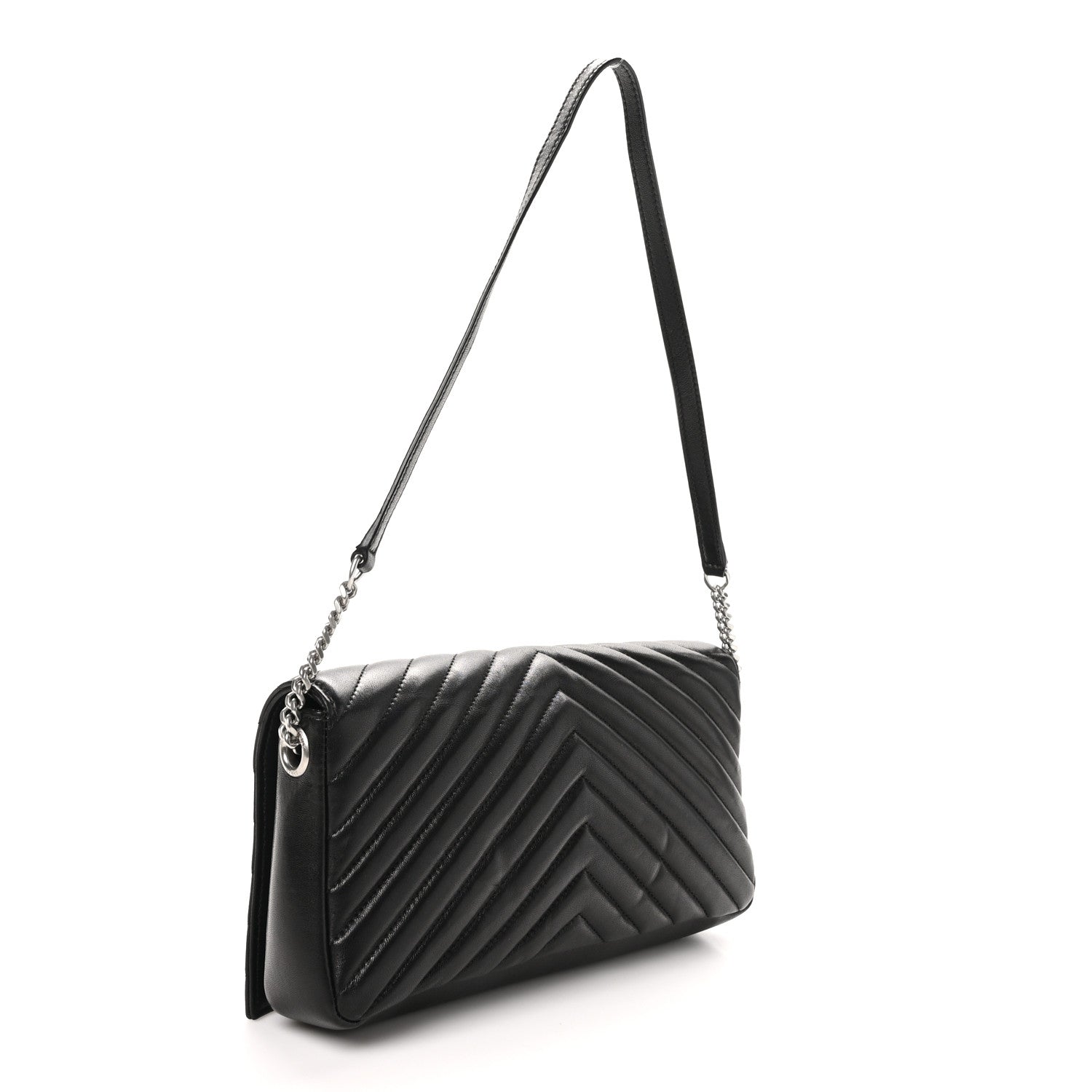 Saint Laurent Lambskin Matelasse Monogram Kate 99 Black 3 of 10