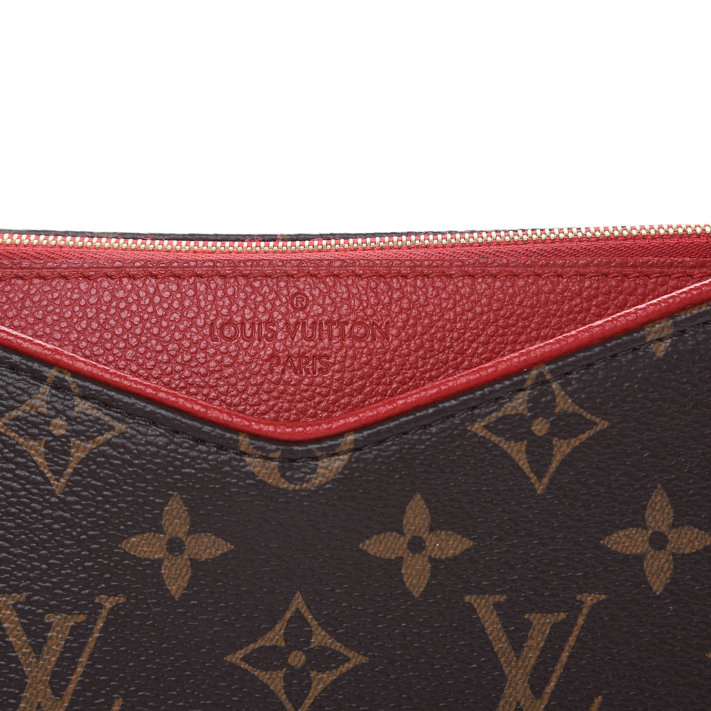 Monogram Pallas Clutch Cherry