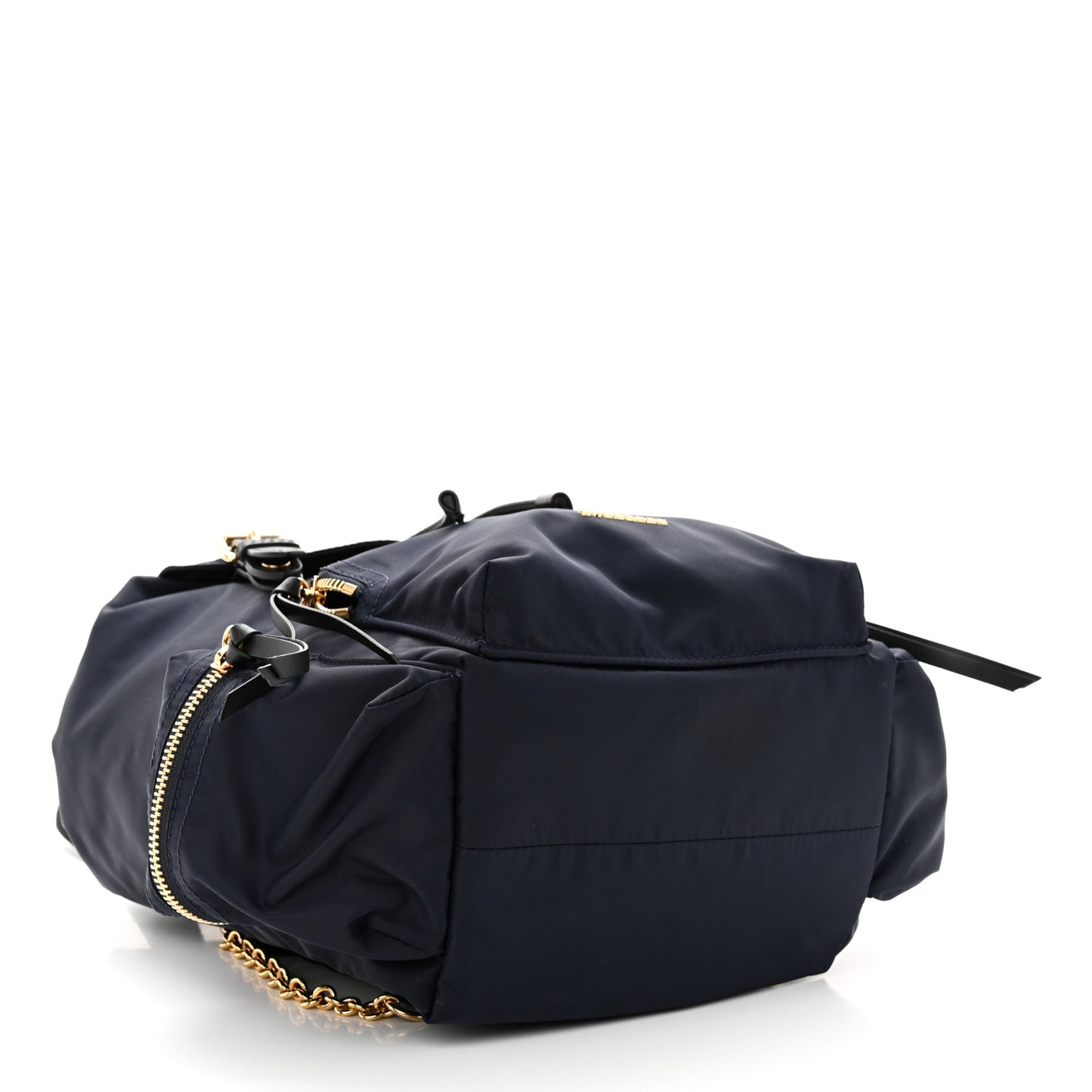 Nylon Small Crossbody Rucksack Backpack Ink Blue