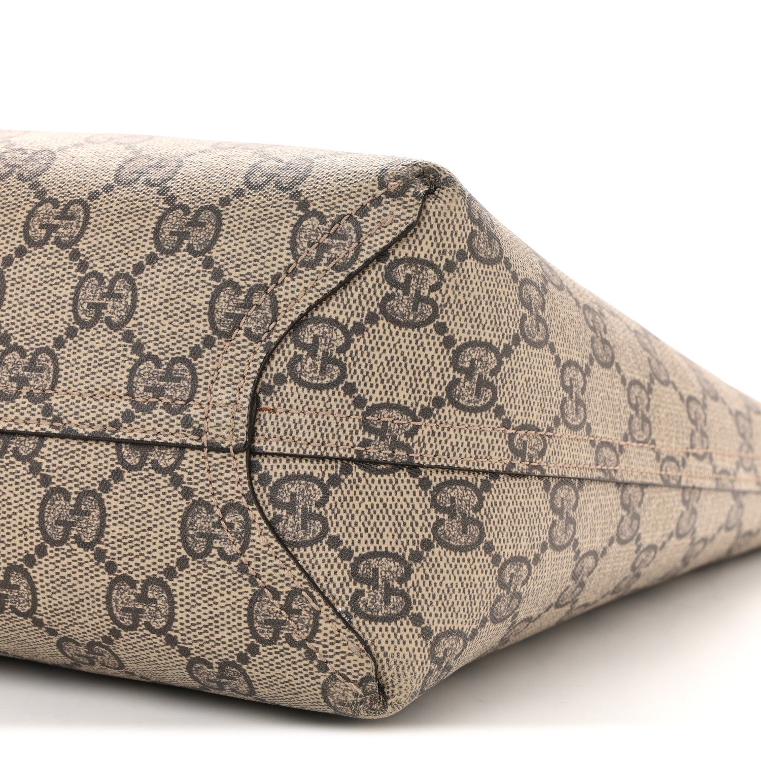 Gucci GG Supreme Monogram Small Reversible Tote Beige Red 15 of 18