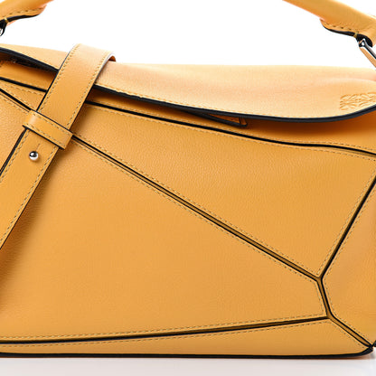 Loewe Calfskin Small Puzzle Bag Narcisus Yellow 8 of 13
