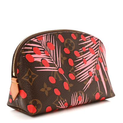 Louis Vuitton Monogram Jungle Dots Cosmetic Pouch Sugar Pink Poppy 3 of 6