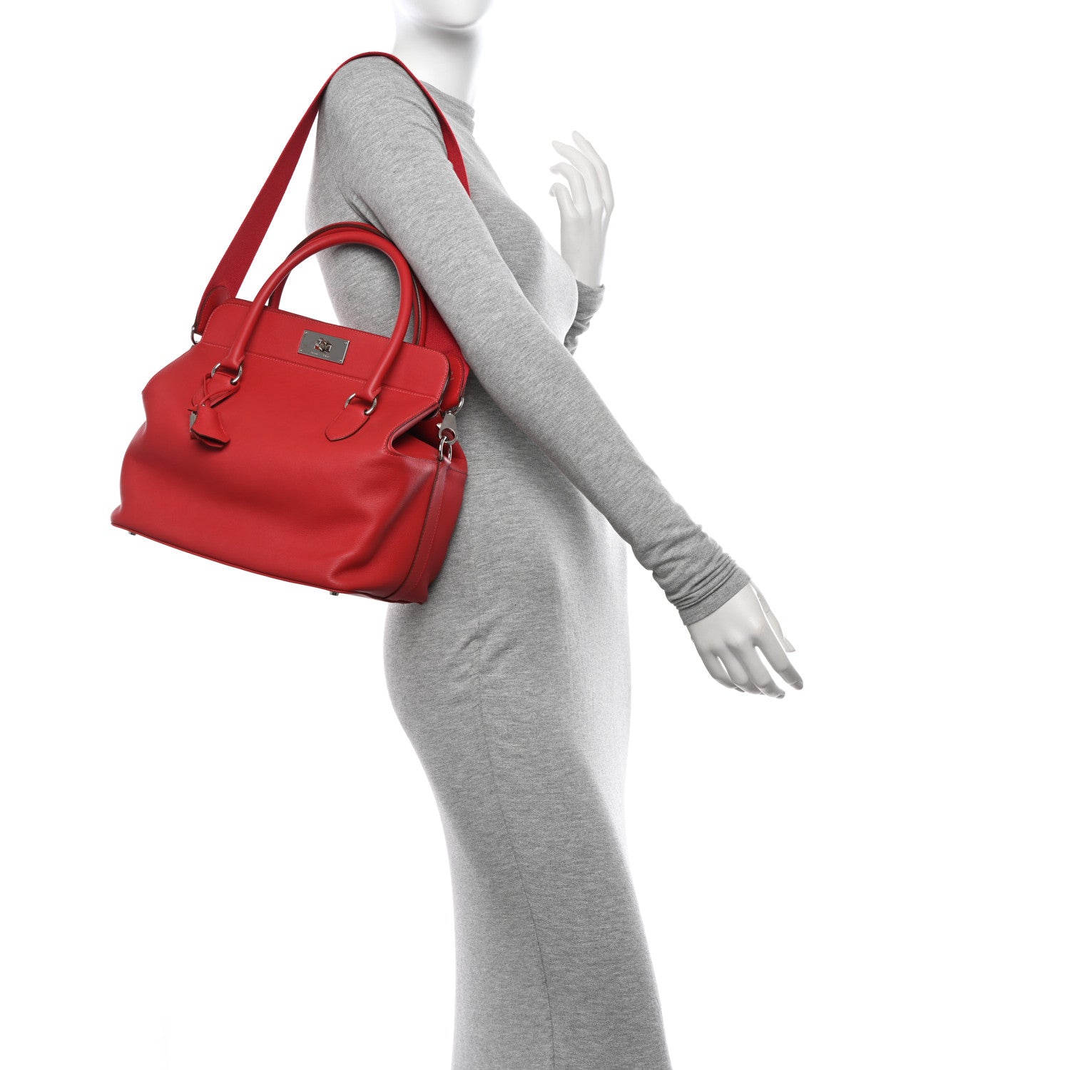 Hermes Swift Toolbox 26 Rouge Vif 2 of 10
