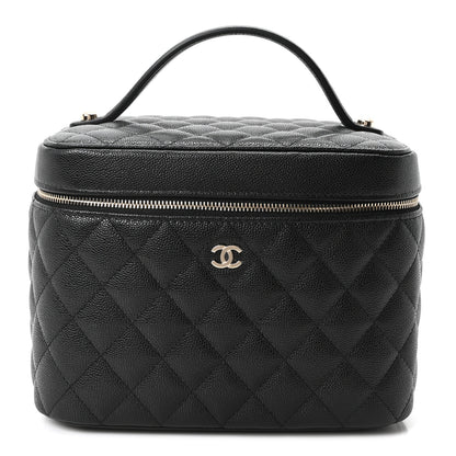 Chanel Caviar Quilted Large Vanity Pouch Black 1 of 11