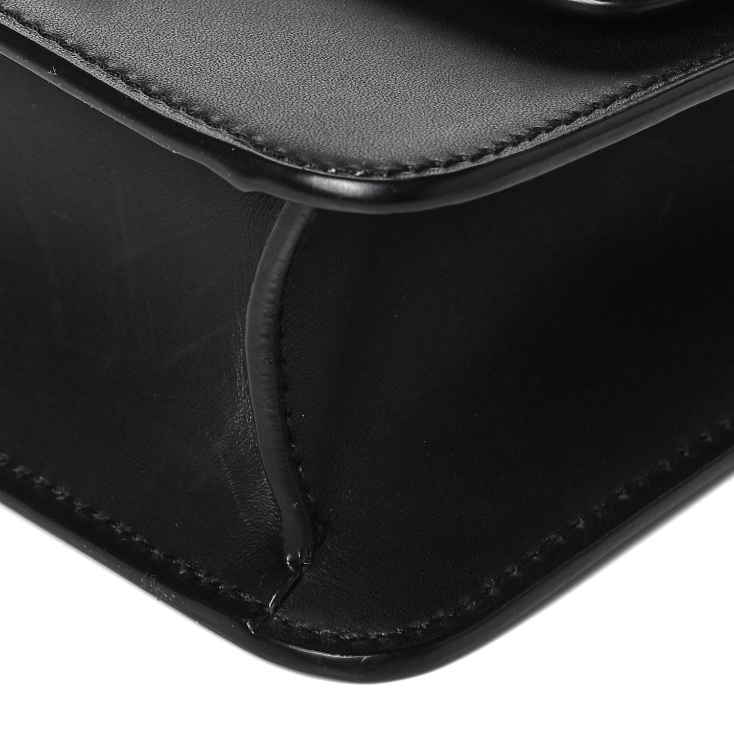 Saint Laurent Smooth Calfskin North South Kaia Satchel Black 8 of 8