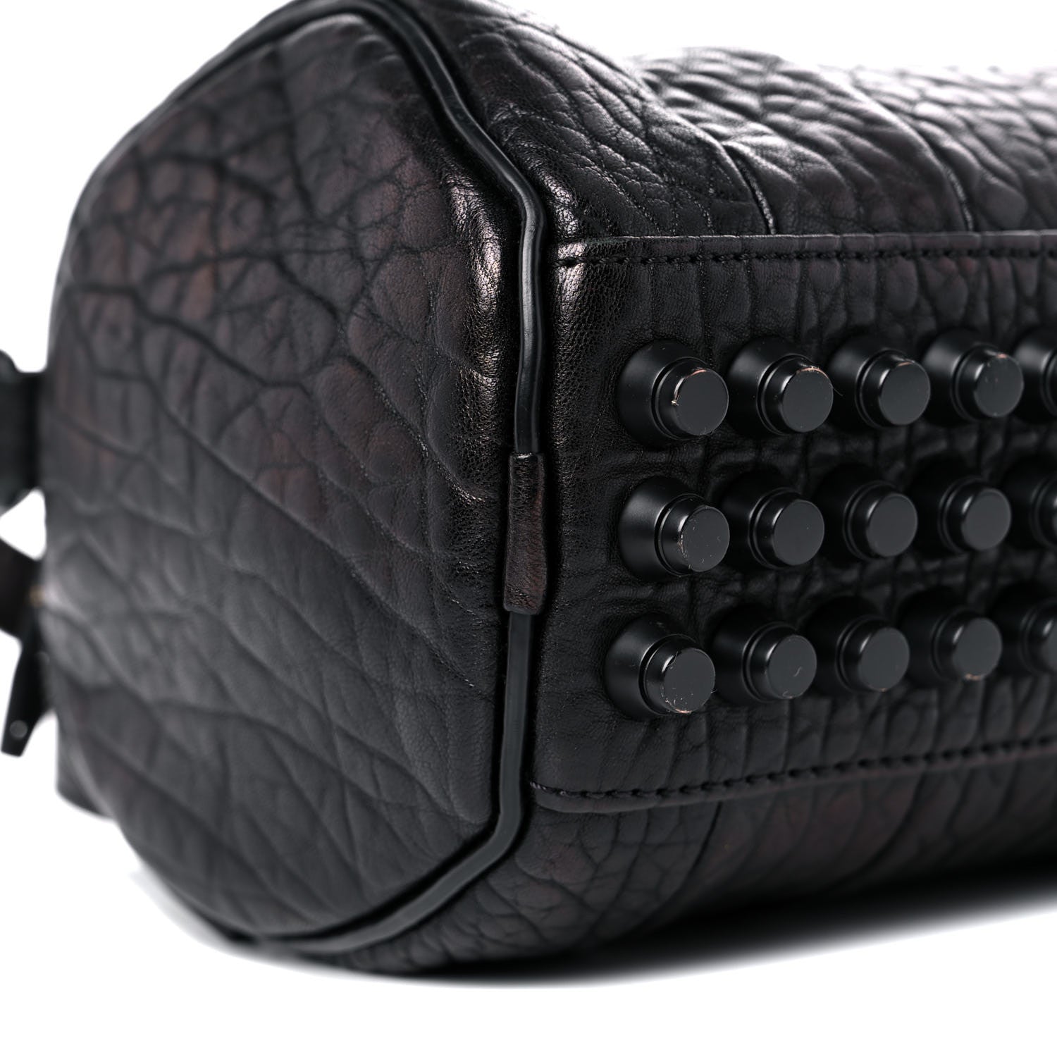 Alexander Wang Pebbled Lambskin Mini Rockie Black Matte Black Hardware 7 of 17