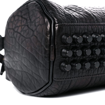 Alexander Wang Pebbled Lambskin Mini Rockie Black Matte Black Hardware 7 of 17