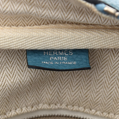 Hermes Taurillon Clemence Victoria II 35 Blue Jean 5 of 8