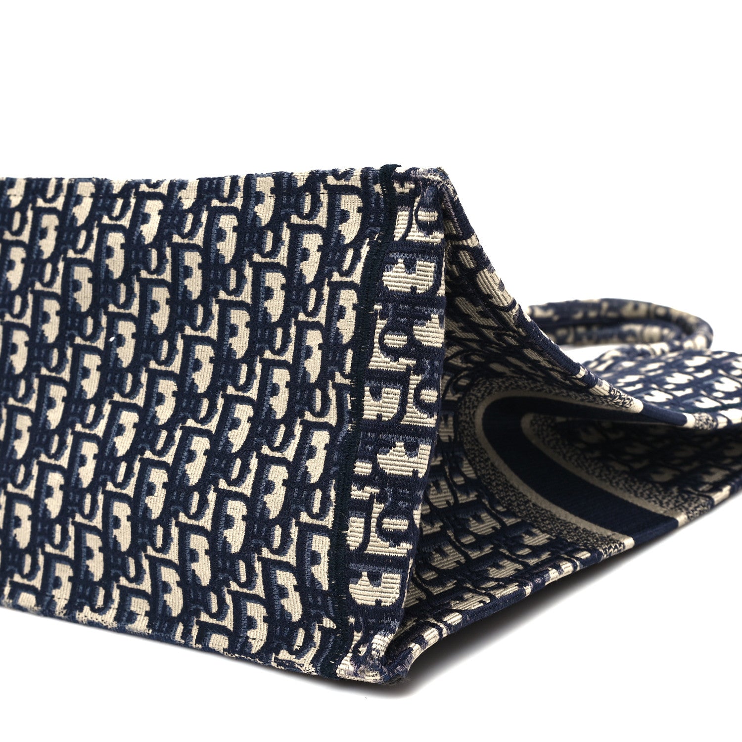 Christian Dior Oblique Large Book Tote Blue Multicolor 10 of 12