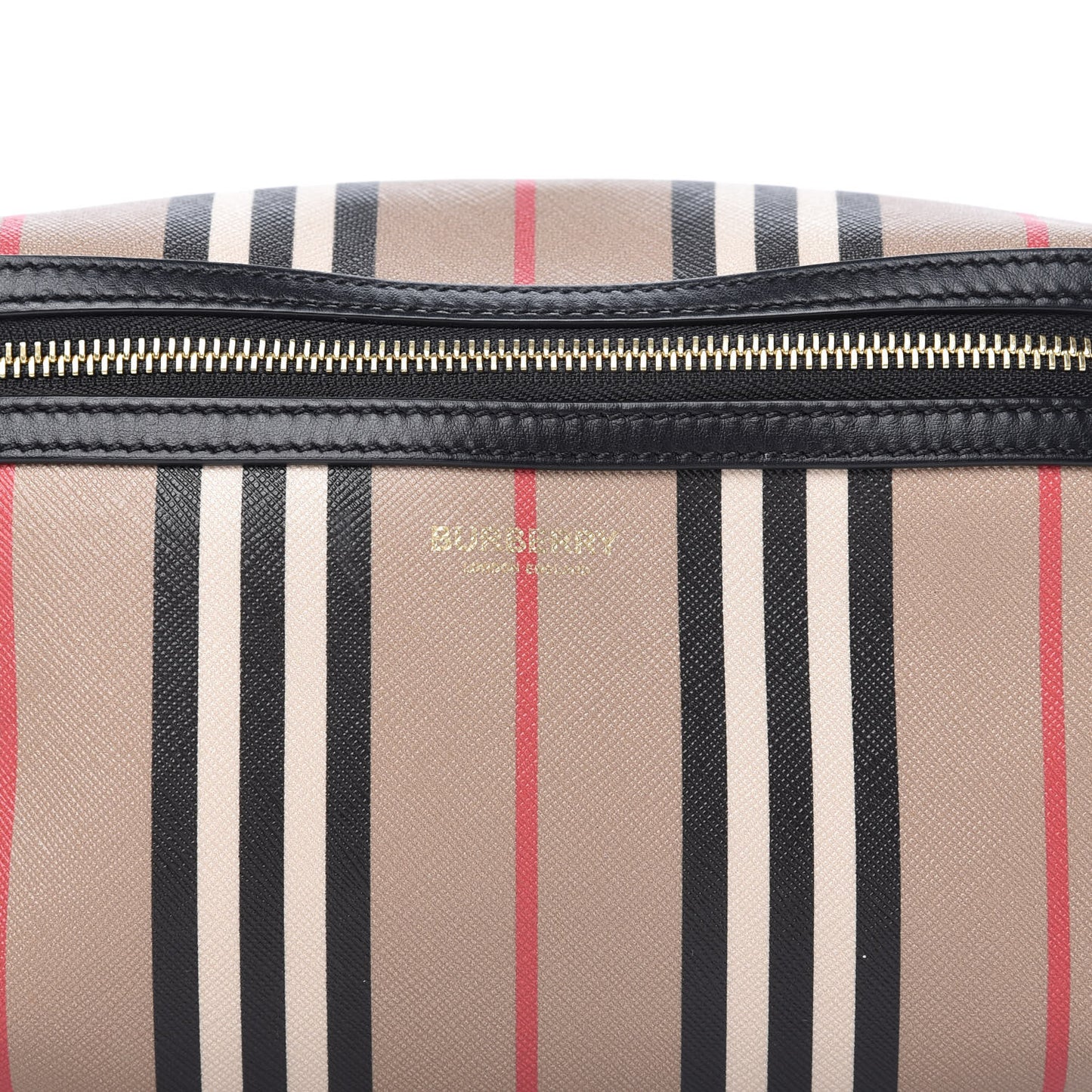 E-Canvas Icon Stripe Sonny Bum Bag Archive Beige