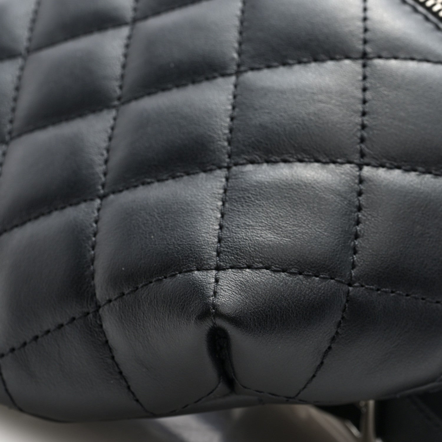 Chanel Lambskin Quilted Waist Belt Bag Black 10 of 10