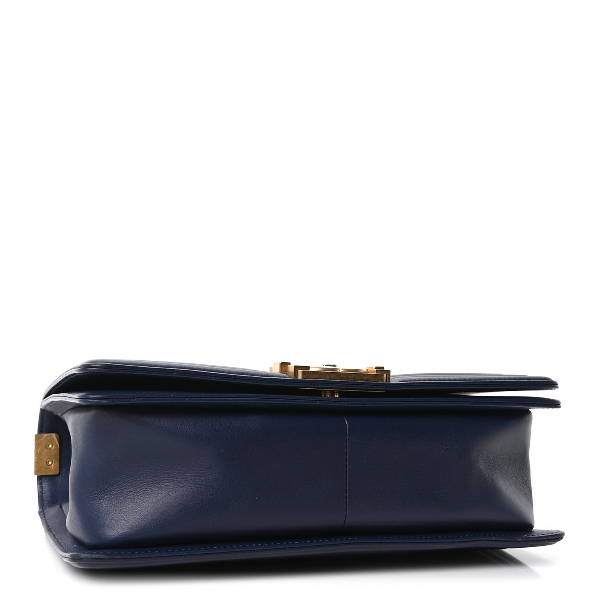 Chanel Lambskin Quilted Medium Boy Flap Dark Navy 4 of 10