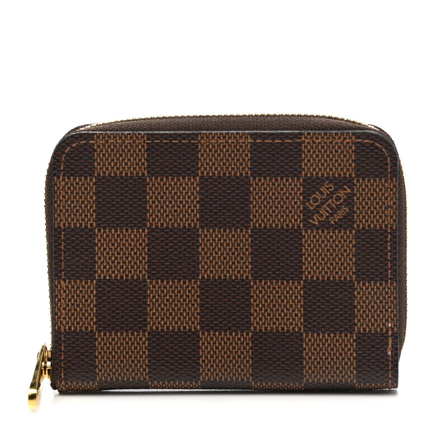 Louis Vuitton Damier Ebene Zippy Coin Purse Rose Ballerine 1 of 6