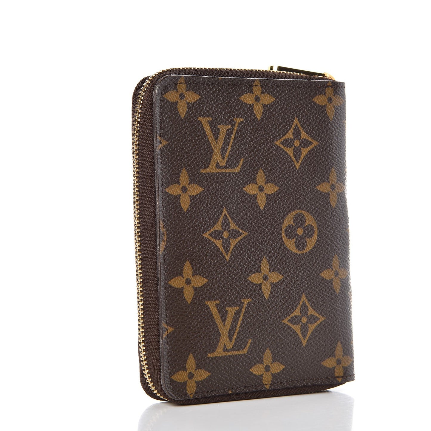 Monogram Zipped Passport Holder Wallet