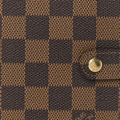 Louis Vuitton Damier Ebene Small Ring Agenda Cover 6 of 10