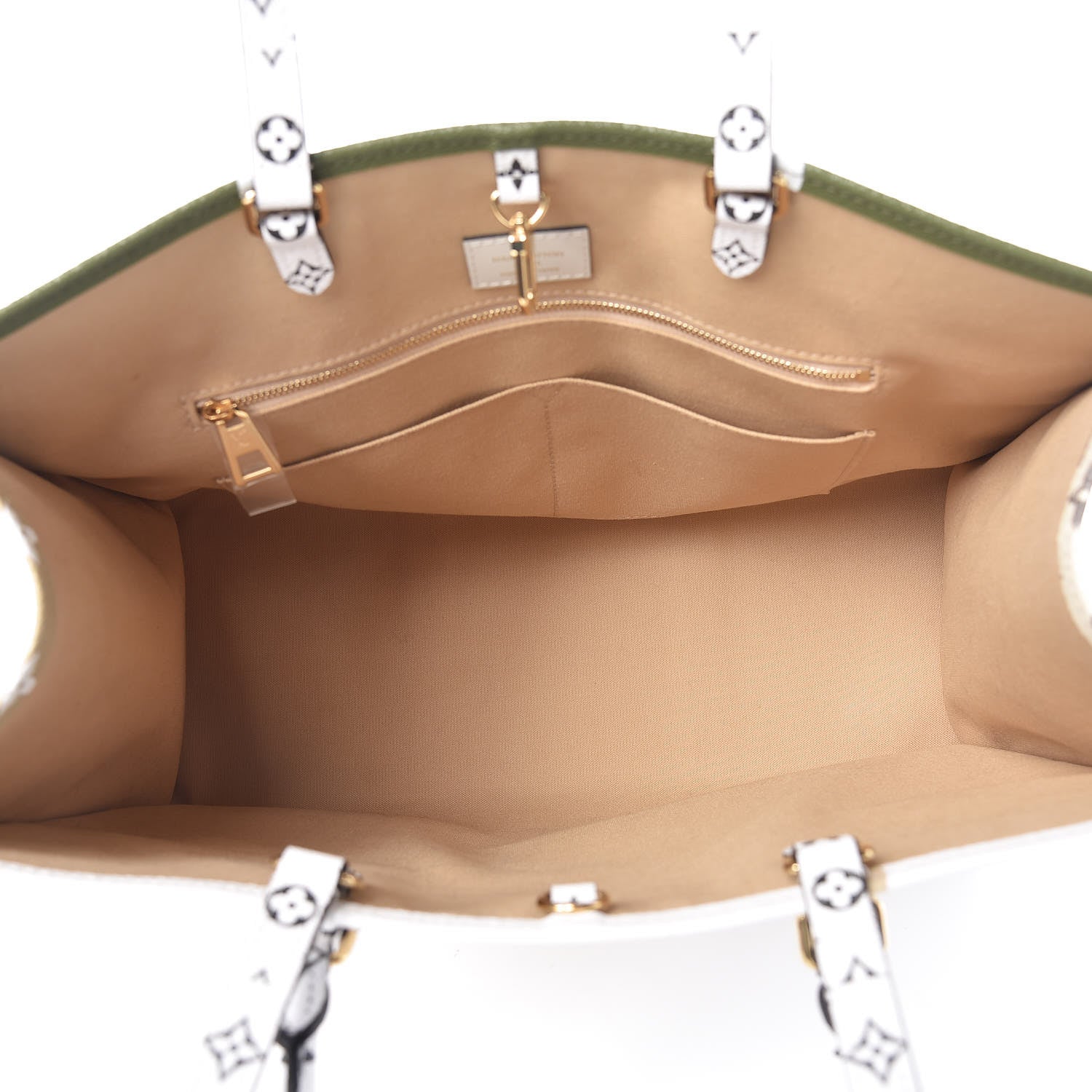 Louis Vuitton Monogram Giant Onthego GM Kaki Beige 6 of 11