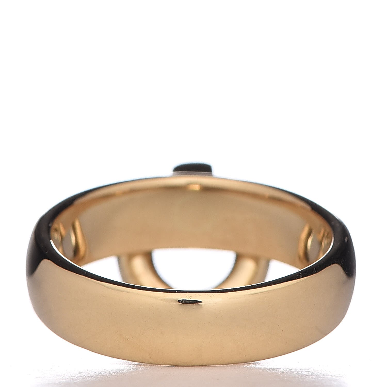 Tiffany 18K Yellow Gold Diamond Door Knocker Ring 50 5.25 4 of 6