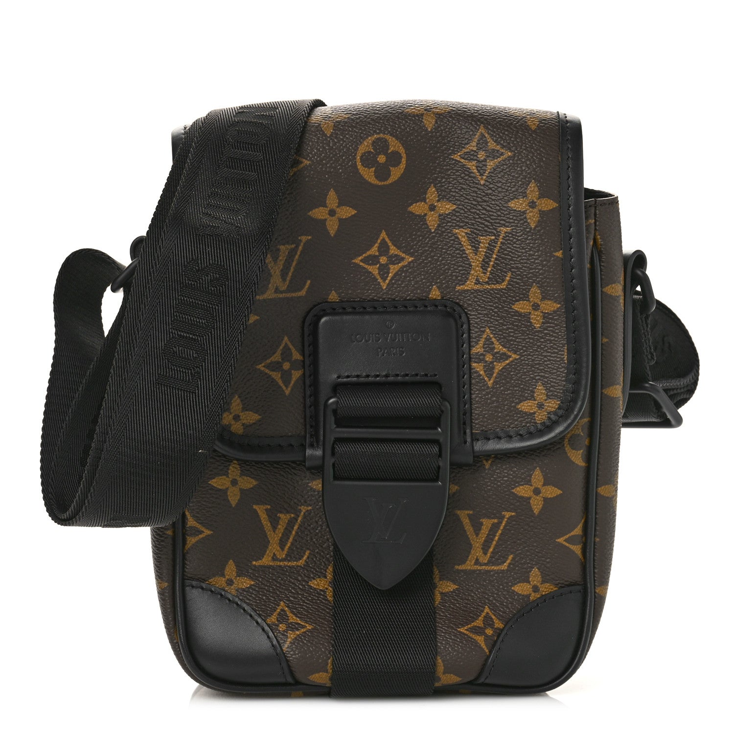 Louis Vuitton Monogram Macassar Archy Messenger PM 1 of 8