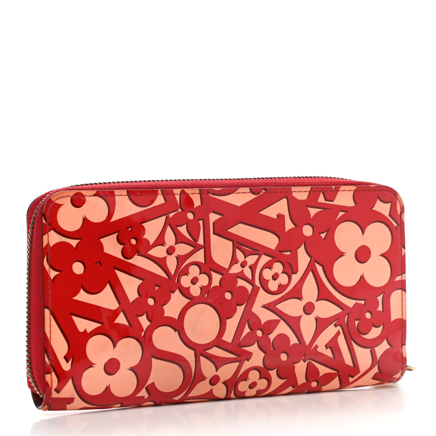 Louis Vuitton Patent Sweet Monogram Zippy Wallet Pomme D'Amour 2 of 14