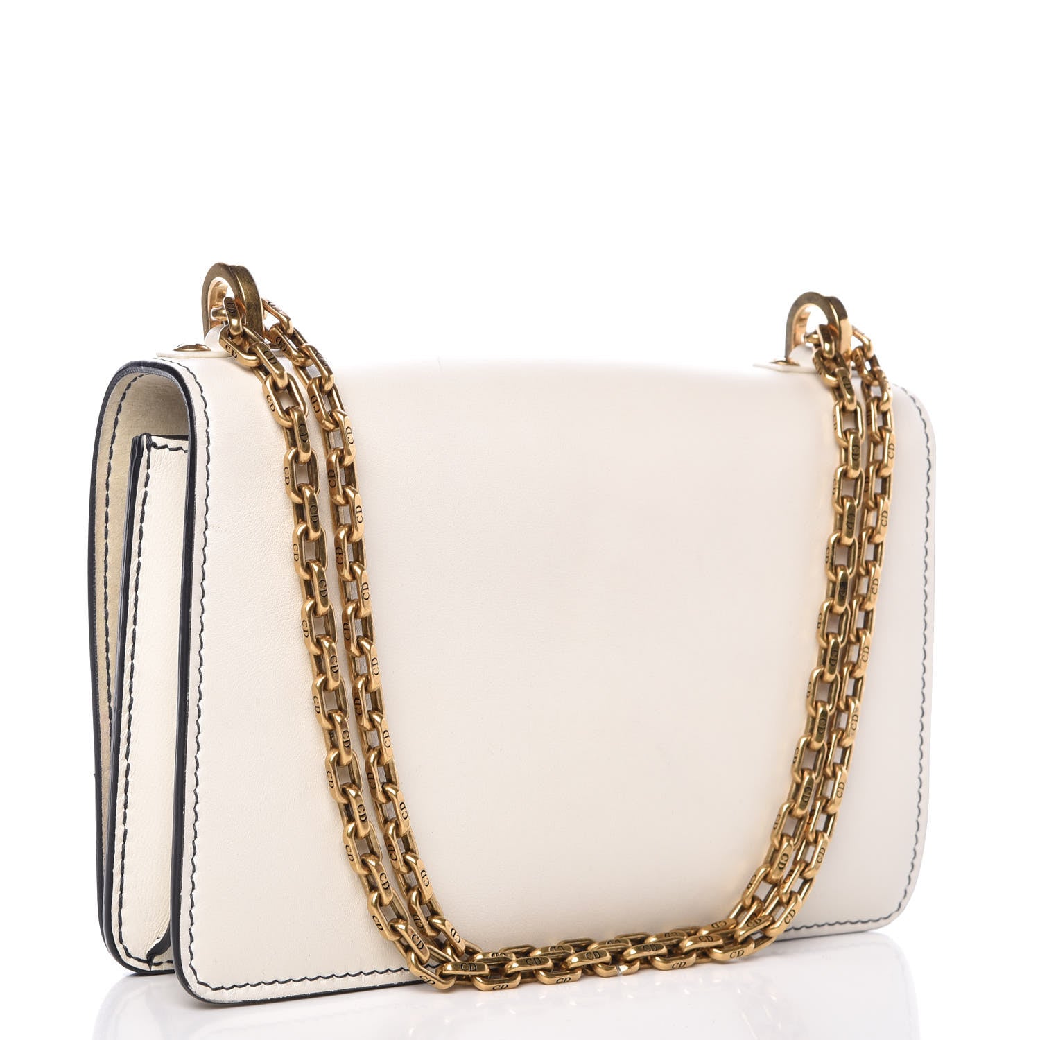 Christian Dior Calfskin J'Adior Chain Flap Bag Off White 3 of 13