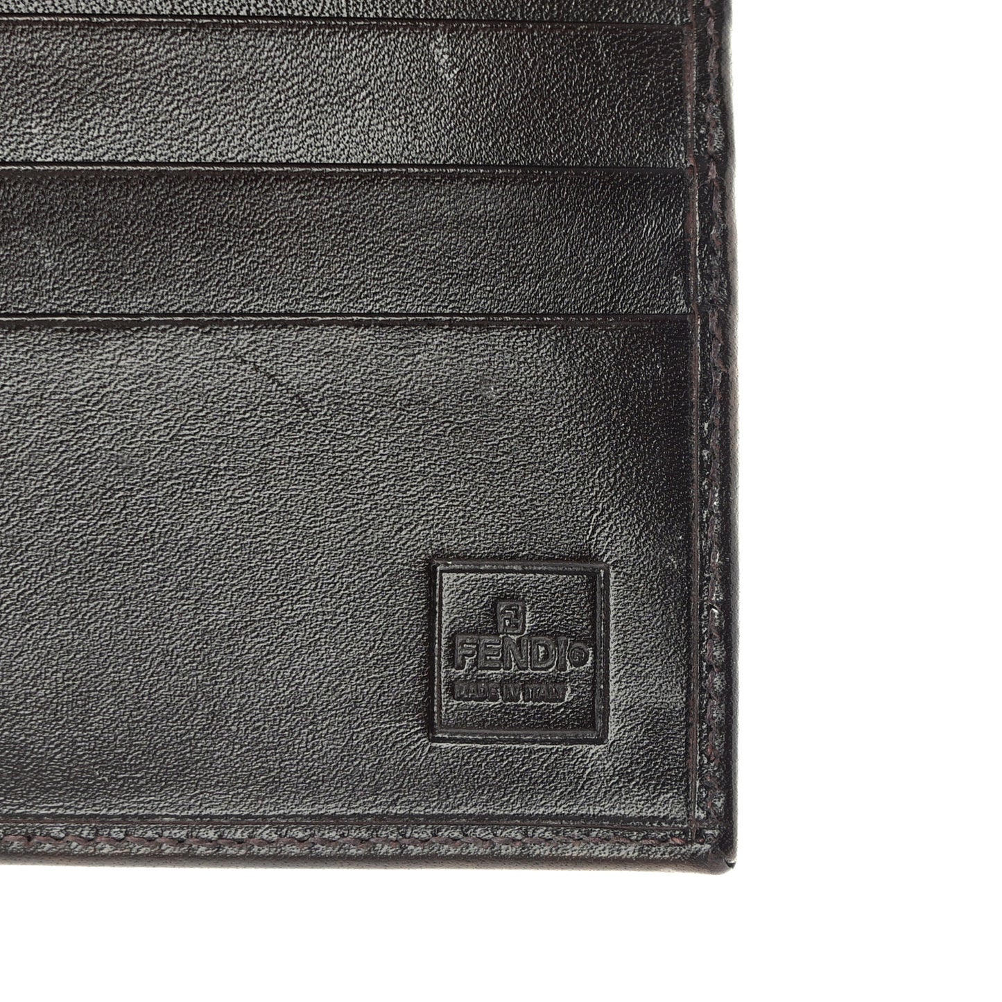 Zucca Calfskin Continental Flap Wallet Tobacco