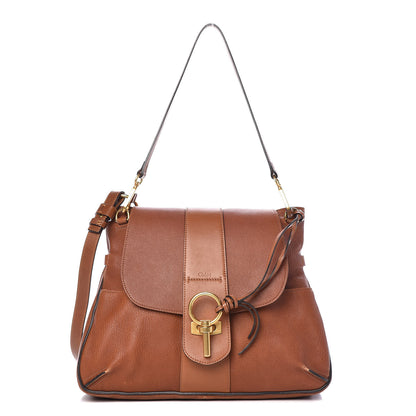 Chloe Grained Lambskin Medium Lexa Shoulder Bag Caramel 1 of 19