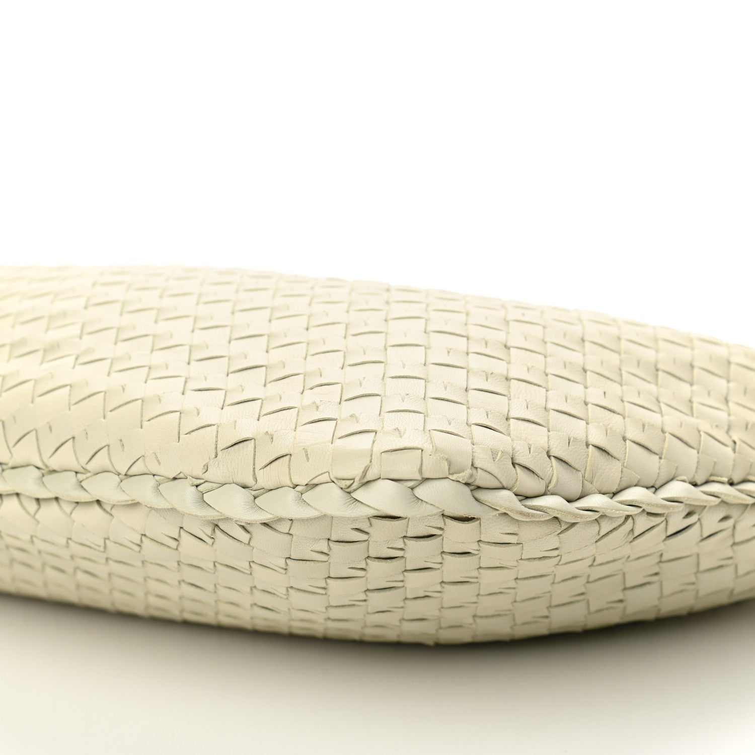 Bottega Veneta Nappa Intrecciato Slit Medium Veneta Hobo Cream 9 of 10