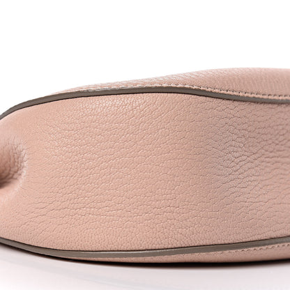 Chloe Grained Lambskin Mini Drew Shoulder Bag Cement Pink 8 of 9