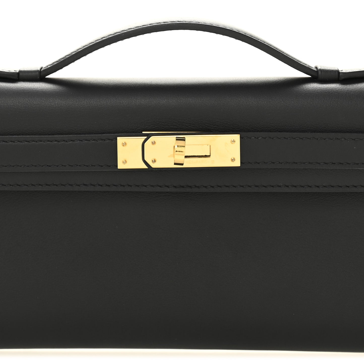 Swift Kelly Cut Clutch Pochette Black