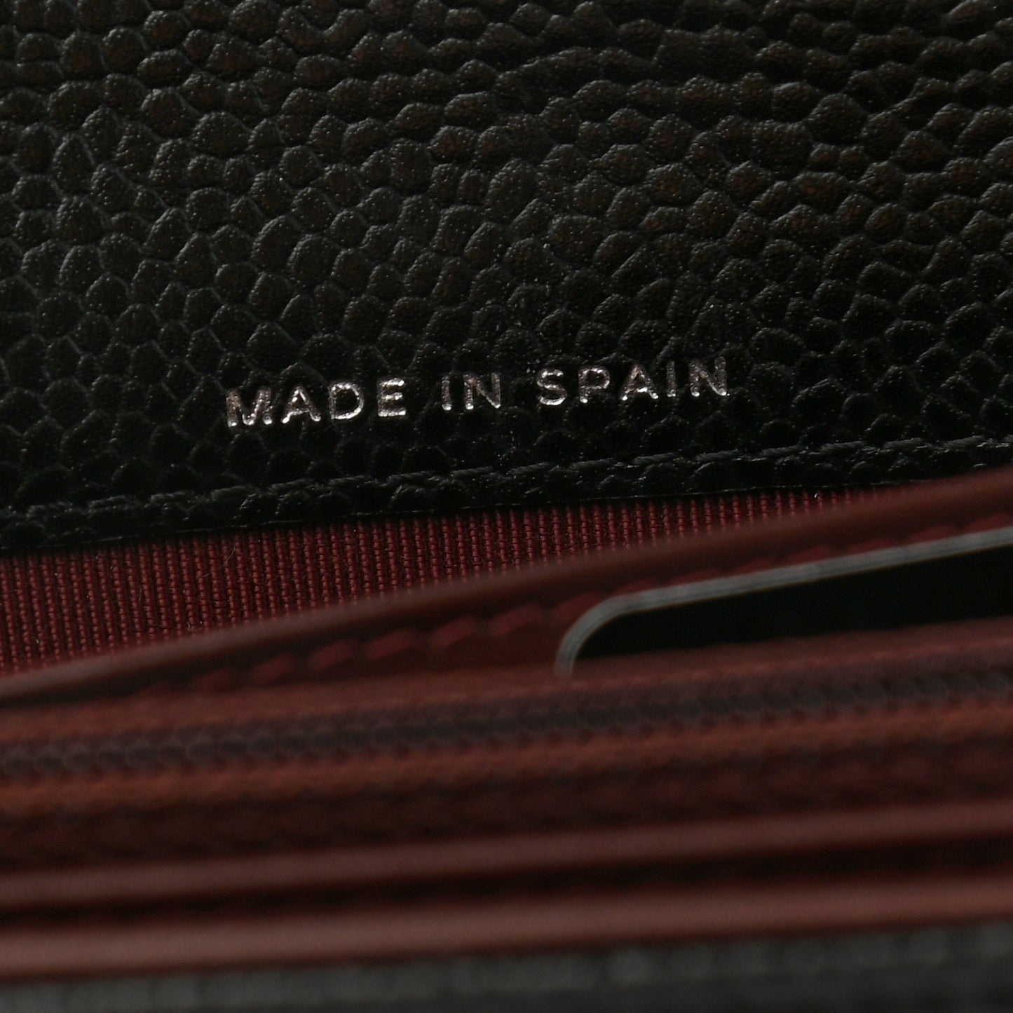 Caviar Quilted Large Gusset Flap Wallet Black