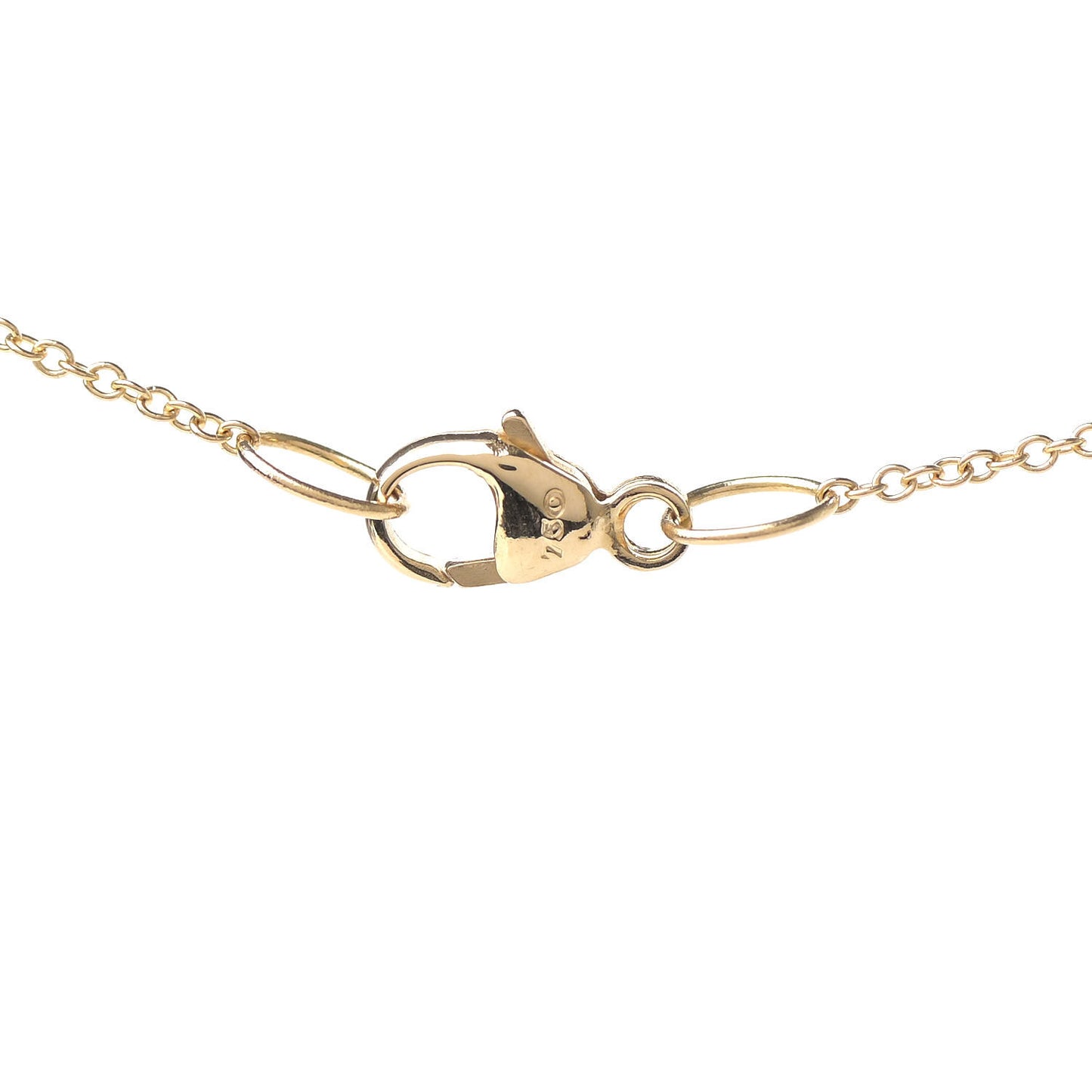 18K Yellow Gold Diamond Cable Collectibles Cross Necklace