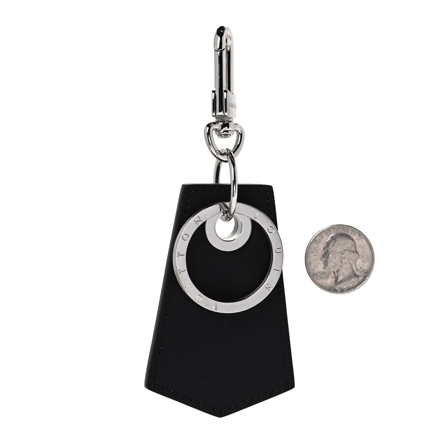 Louis Vuitton Monogram Eclipse Enchappe Key Holder 2 of 4