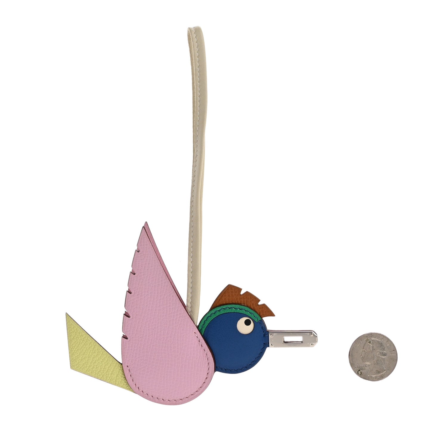 Epsom Swift Chevre Mysore Birdy Bag Charm Mauve Sylvestre Jaune Bourgeon Bleu De France Menthe Gold Craie