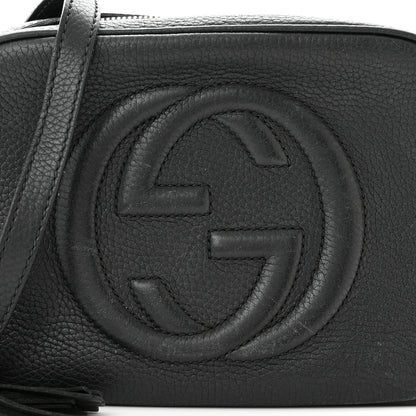 Gucci Pebbled Calfskin Small Soho Disco Bag Black 8 of 15