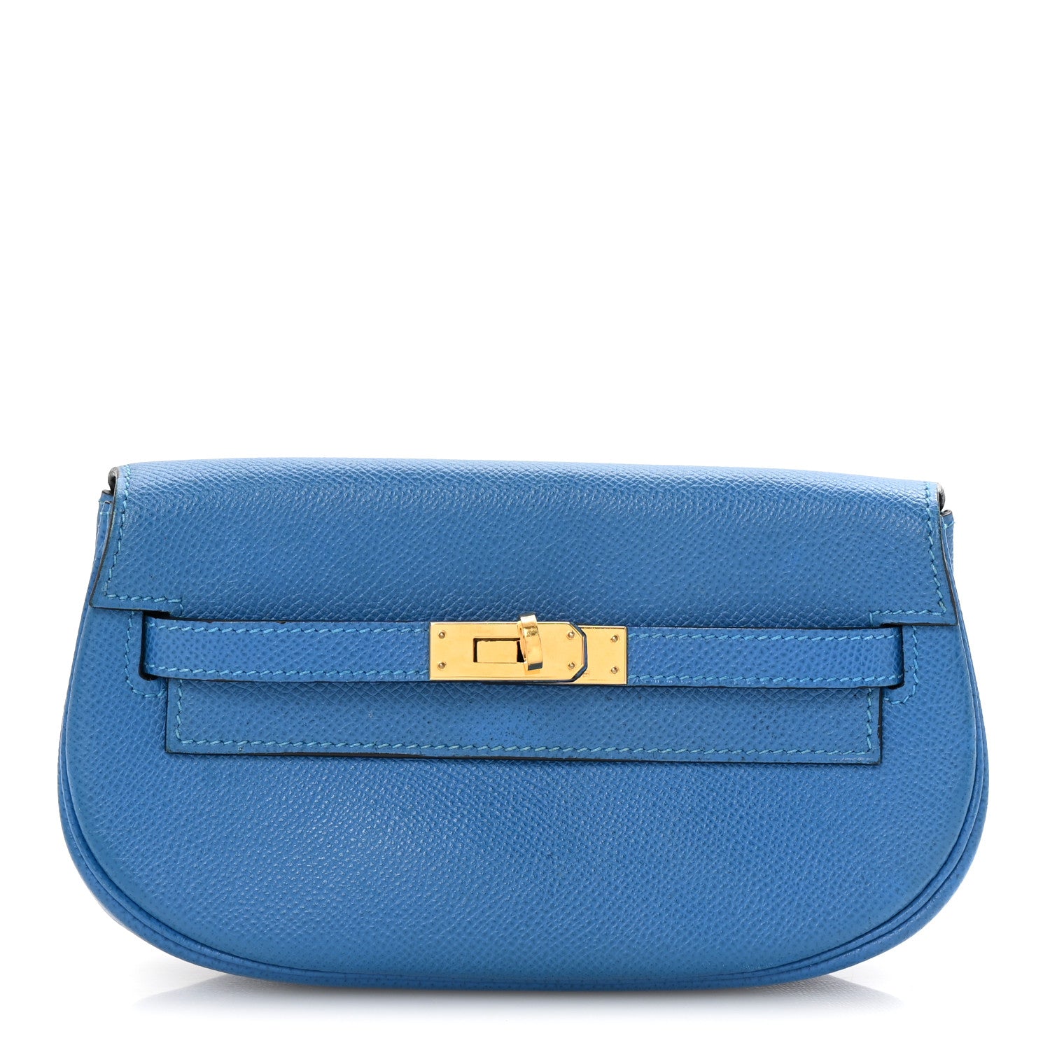 Hermes Courchevel Kelly Banana Belt Bag Bleu France 1740381