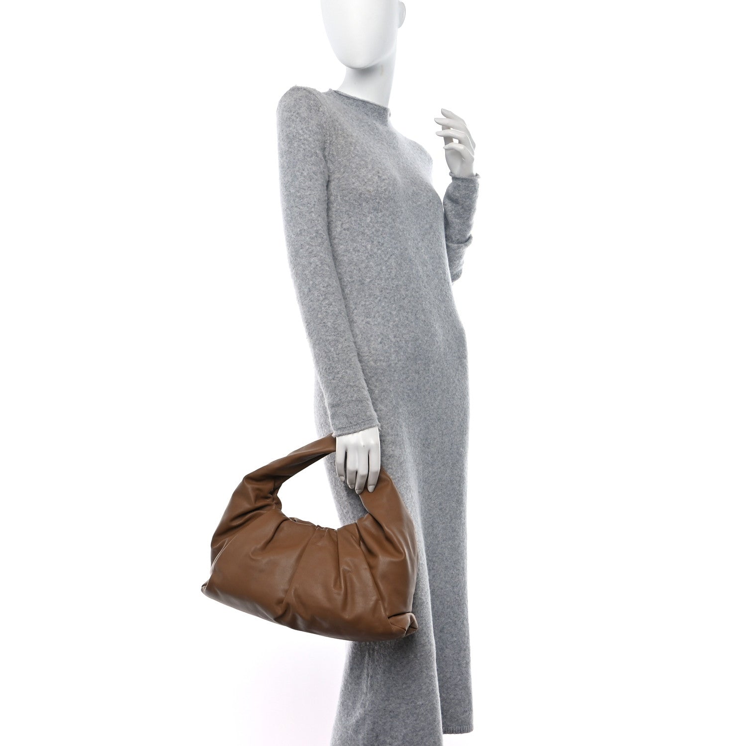 Bottega Veneta Smooth Butter Calfskin Small The Shoulder Pouch Cammello 2 of 8