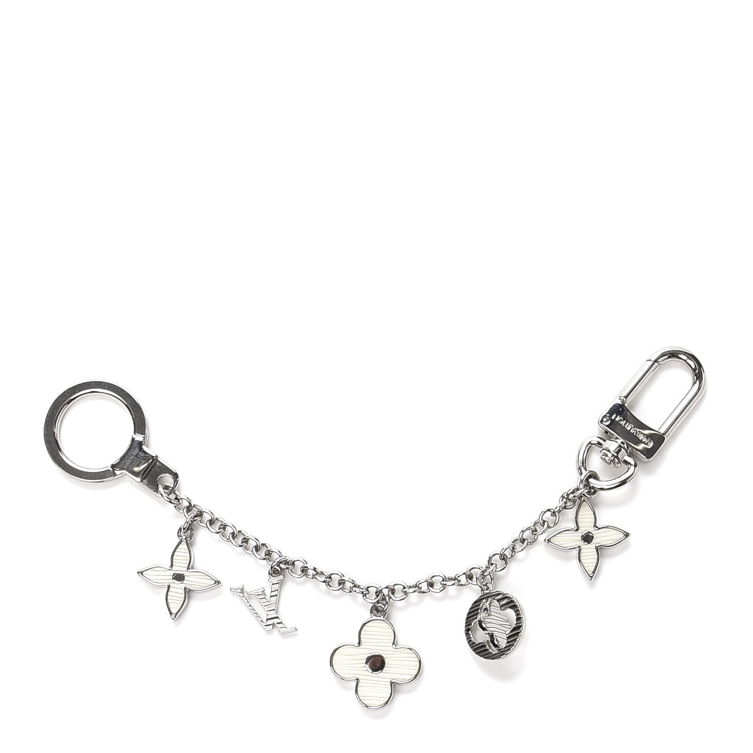 Louis Vuitton Fleur d'Epi Bag Charm Chain Ivory 3 of 6