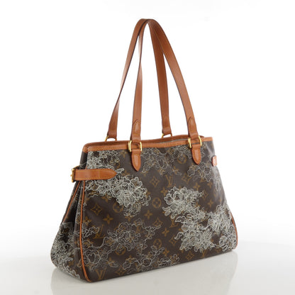 Louis Vuitton Monogram Dentelle Batignolles Horizontal Silver 3 of 7