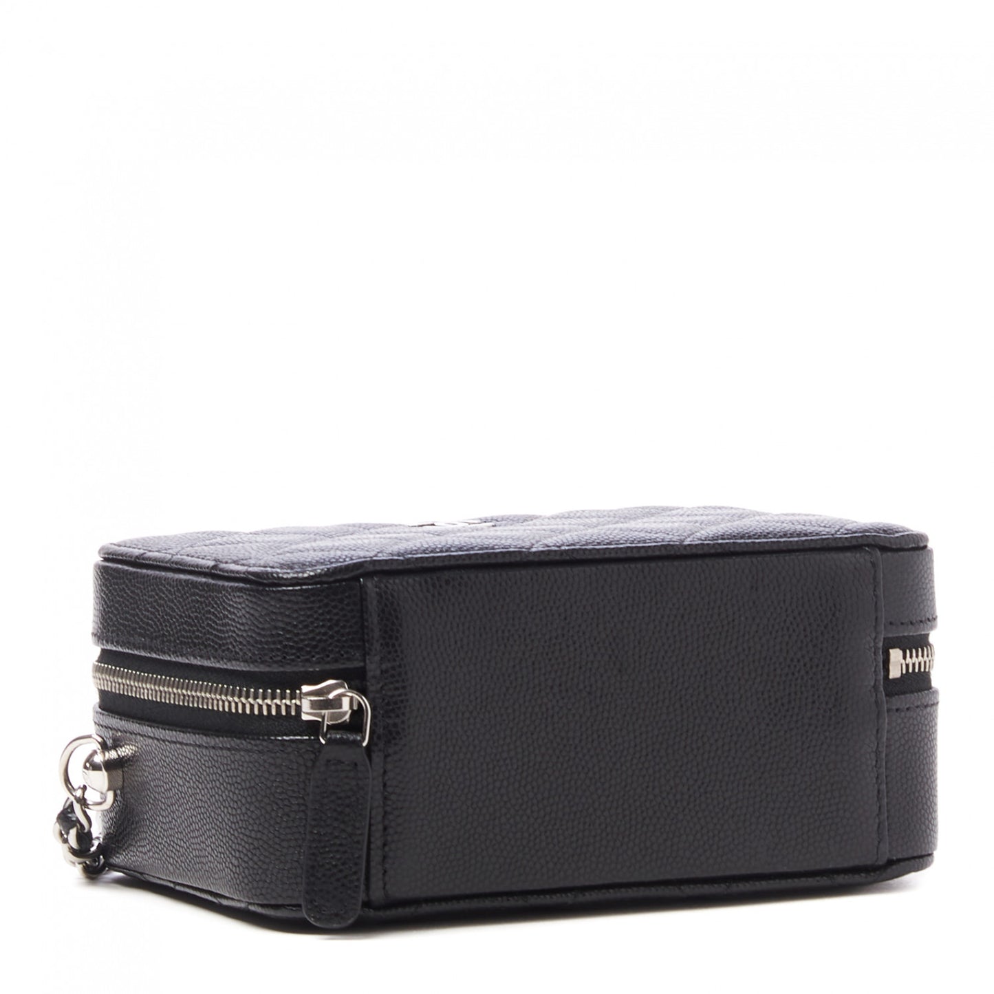 Caviar Quilted Camera Bag Black
