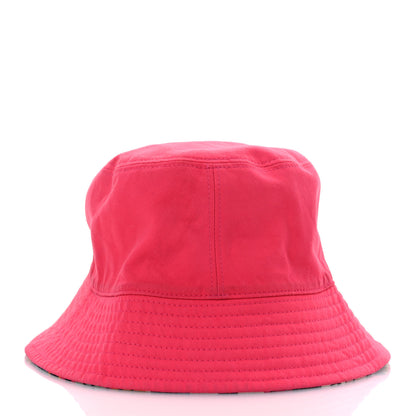Chanel Canvas Coco Cambon Bucket Hat S Fuchsia Black 6 of 9