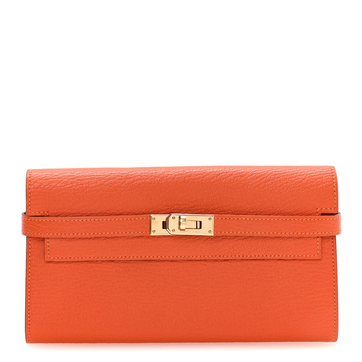 Chevre Mysore Kelly Longue Wallet Feu