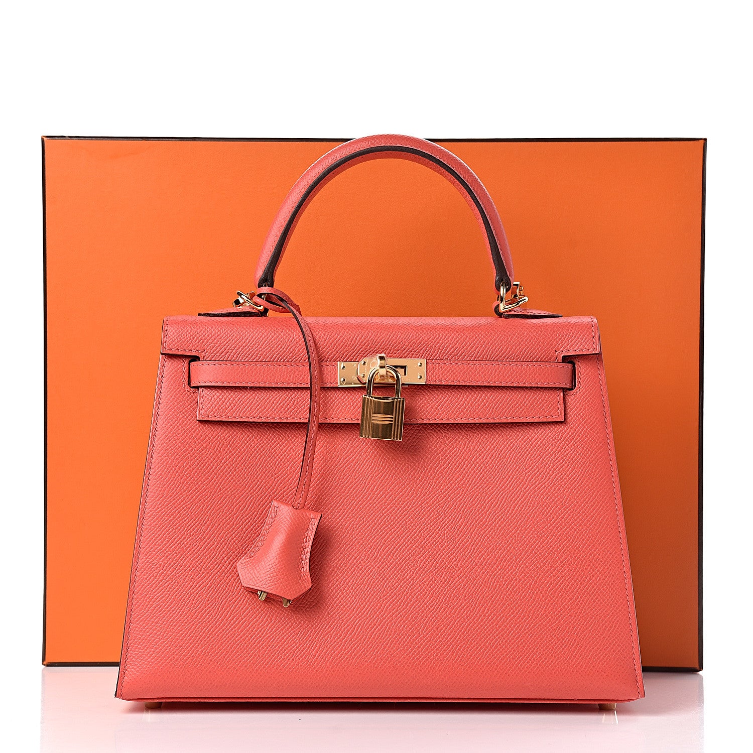 Hermes Epsom Kelly Sellier 25 Rose Jaipur 38 of 38