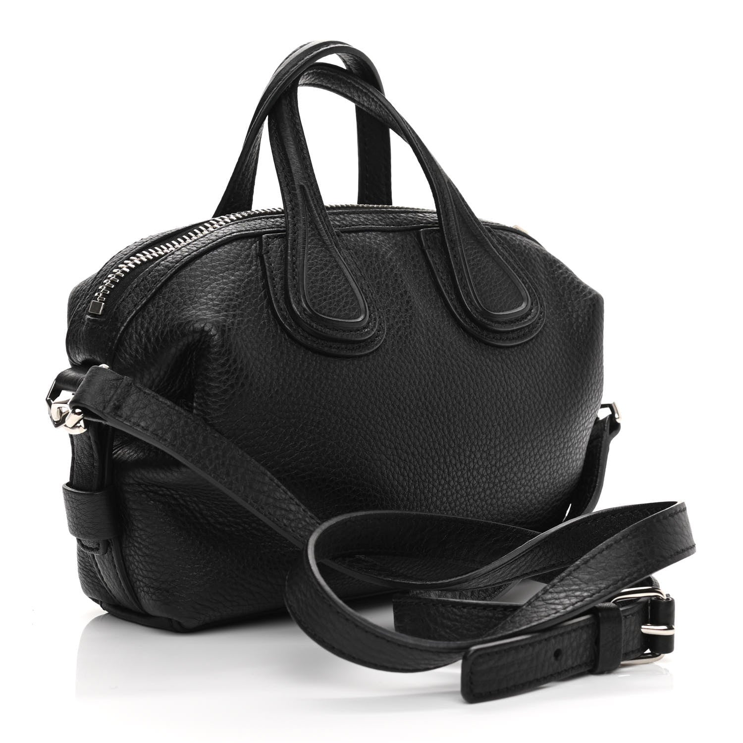 Givenchy Pebbled Calfskin Small Nightingale Black 2 of 10