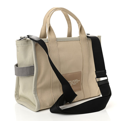 Marc Jacobs Cotton Canvas Medium The Traveler Tote Bag Beige 3 of 10