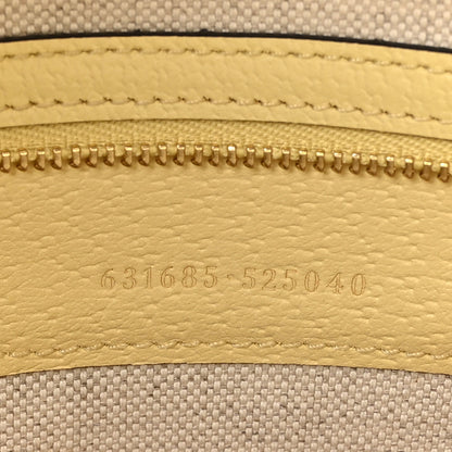 Gucci Monogram Jumbo GG Textured Dollar Calfskin Medium Ophidia Shopping Tote Beige Yellow 7 of 10