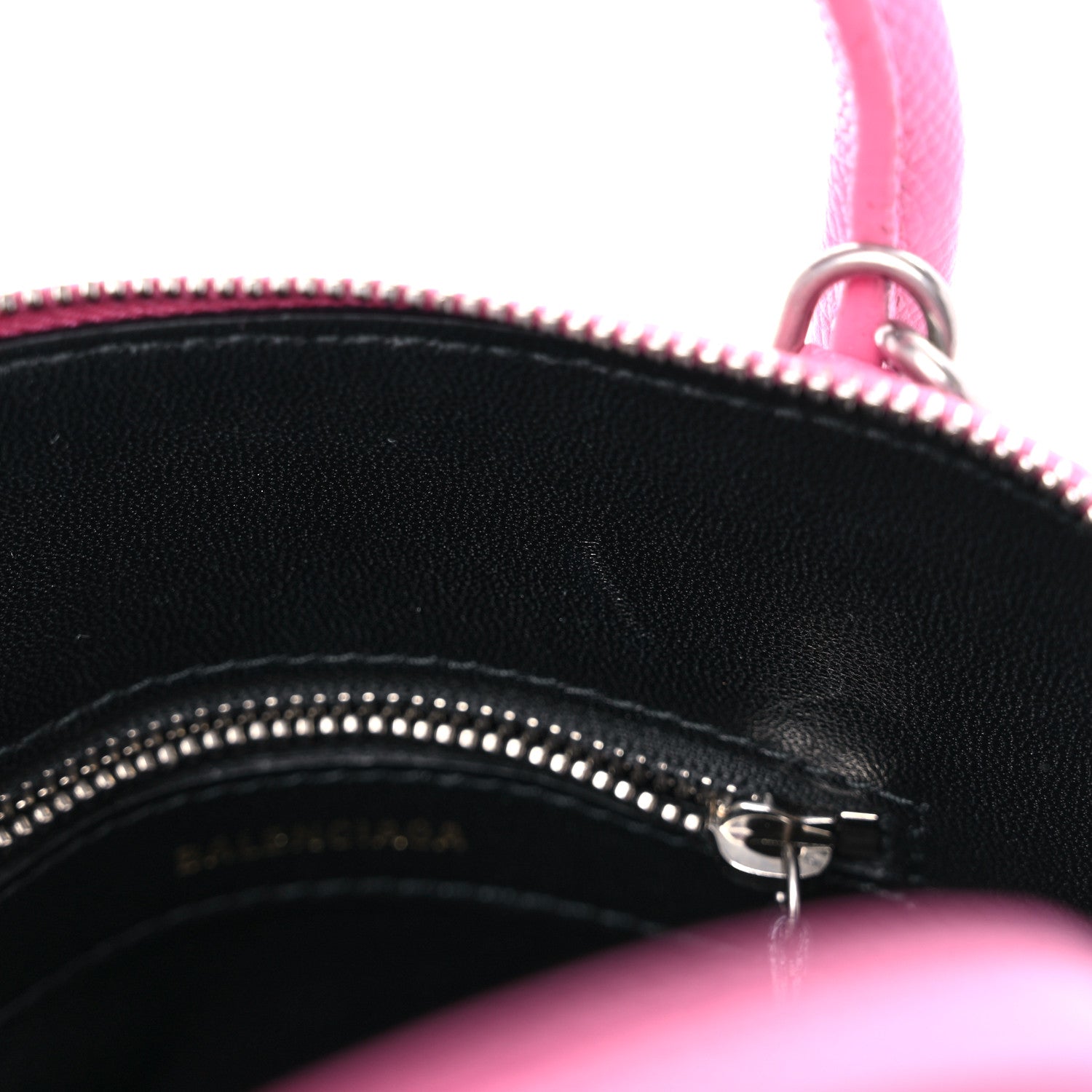 Balenciaga Grained Calfskin XXS Ville Top Handle Bag Pink 9 of 12