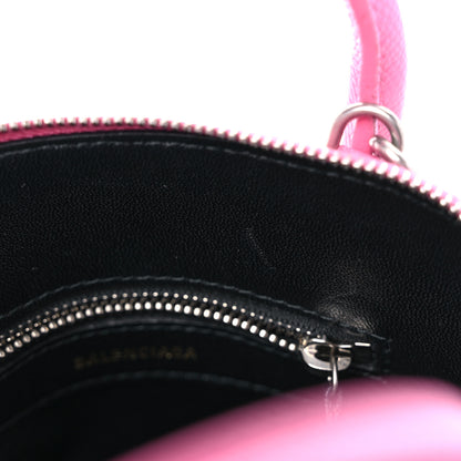 Balenciaga Grained Calfskin XXS Ville Top Handle Bag Pink 9 of 12