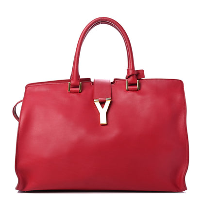 Saint Laurent Calfskin Medium Classic Y Cabas Red 1 of 4
