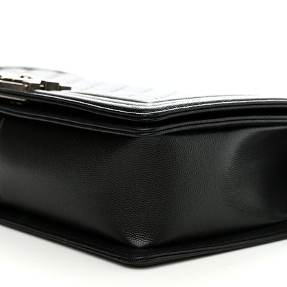 Chanel Caviar Quilted New Medium Boy Flap Black 10 of 11